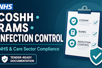 write coshh risk assessment and infection control policy nhs rams, social value