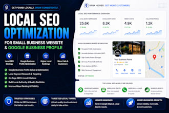 do local SEO optimization for small business website and google business profile