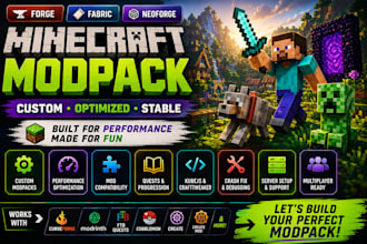 create a custom minecraft modpack with forge fabric neoforge curseforge configs