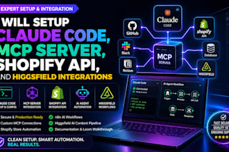 setup claude code mcp server claude shopify api claude design claude higgsfield
