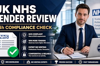 do urgent 24h UK nhs tender and sq compliance review