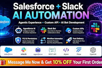 salesforce slack agentic experience custom api bot fls permissions automation