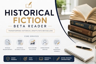 beta read your historical fiction manuscript and give critique