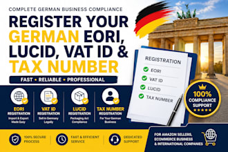 register your german eori lucid vat id and tax number compliance