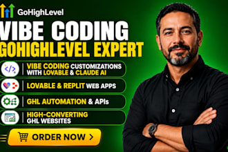 vibe coding gohighlevel lovable ghl website ghl automation ghl expert replit