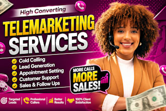 provide professional telemarketing, cold calling and b2b lead generation