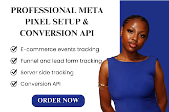 set up meta facebook pixel, ga4, GTM and conversion API tracking
