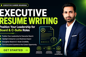 write an ats optimized executive resume