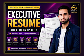 write an executive resume for a senior leadership role