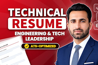 write your technical resume for engineering or tech leadership