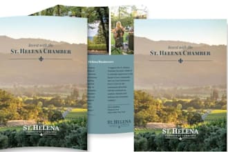 design land sales brochure, real estate development booklet, om