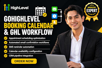 set up gohighlevel booking calendar and ghl appointment automation
