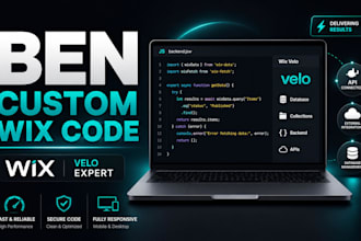 do custom wix velo code fix wix errors integrate apis develop wix backend dev