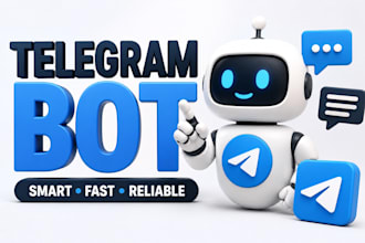 develop a custom telegram bot with python for your needs, telegram bot