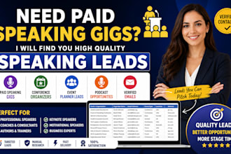book paid speaking gigs through speaker outreach and conference pitching