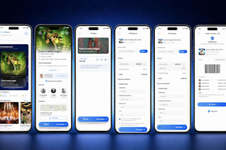 build react native event booking apps