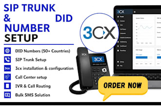 did number sip trunk 3cx dialer, volp dialer and sip server