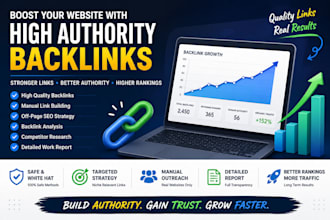 build high authority SEO backlinks for google rankings