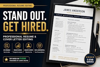 professionally format and redesign your resume