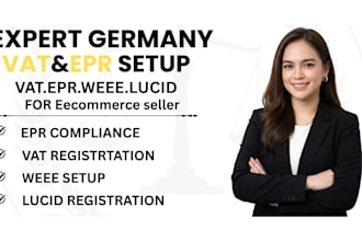 handle german vat, epr, weee and lucid registration for ecommerce sellers