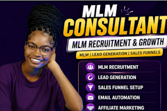 mlm sales funnel, MLM recruitment MLM promotion affiliate recruitment, MLM leads