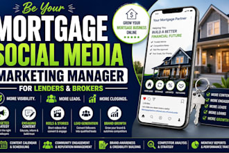 be your mortgage social media marketing manager for lenders and brokers