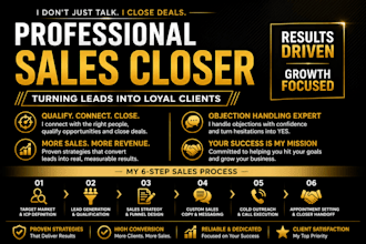 sales closer sales representative high ticket sales lead generation sdr sales