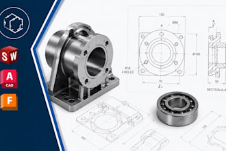 mechanical machine part cad drawing technical engineering assembly drawing