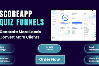 build scoreapp quiz funnel and lead generation scorecard