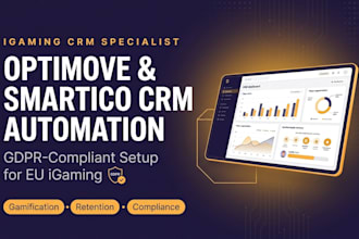 set up optimove CRM, smartico CRM automation gamification, igaming crm