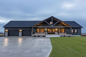 design barndominium, pole barn 2d floor plans drawings for city permit approval