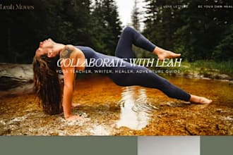 build squarespace yoga website wellness website spiritual holistic healing site