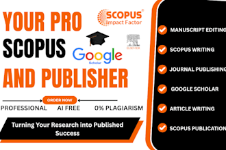 write, publish article in scopus indexed sci ssci q1 q2 google scholar journal
