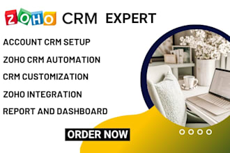 setup zoho one, zoho crm, zoho books, zoho creator and zoho forms
