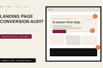 deliver a landing page cro audit with 10 prioritized mobile UX fixes