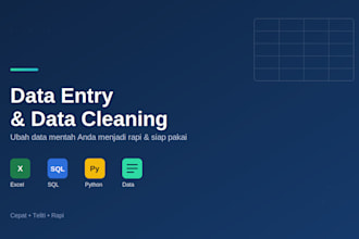 melakukan pembersihan data dan mengubah data mentah menjadi data siap pakai
