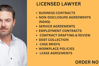 draft commercial real estate contracts, lease agreements,and property legal docs