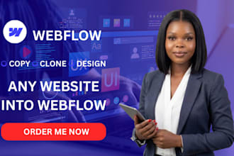 clone,copy and design webflow