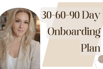 create a 30 60 90 day onboarding playbook