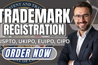 do trademark registration and search with uspto, ukipo, euipo, cipo