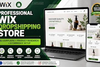 build a wix website drop shipping store with eu supplier bigbuy spocket