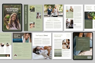 do minimalist hyperlinked printable journal, workbook, digital planner and ebook