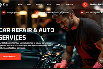 design wix mobile auto repair website wix jump start website car lockout website