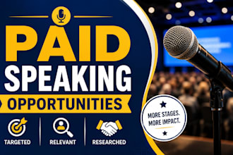 find paid speaking opportunities and gigs for professional speakers