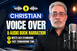 narrate your christian based audiobook to acx standards