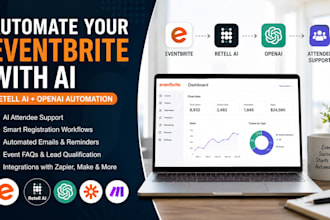 automate eventbrite with ai, retell ai, openai and attendee support