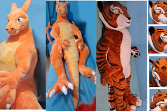 design custom plush toy, anime plushie, mascot and stuffed animal