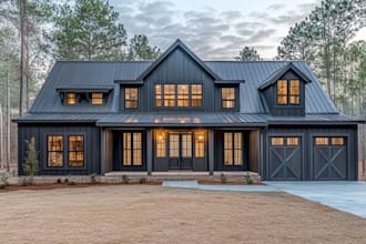 create city permit ready barndominium, pole barn 2d floor plans for permit