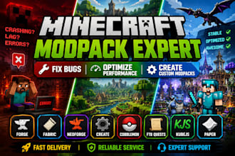 fix optimize create minecraft modpack forge fabric cobblemon custom mods plugin