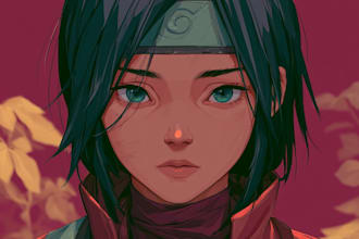 make custom anime portrait